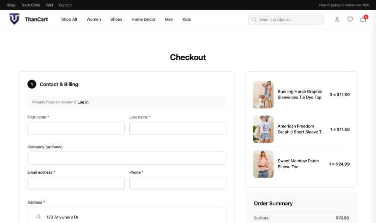 Checkout