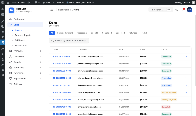 Order Management