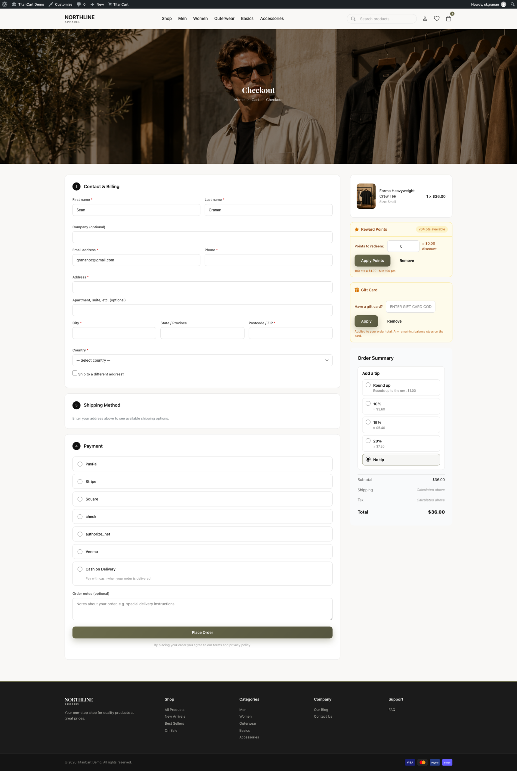 Checkout