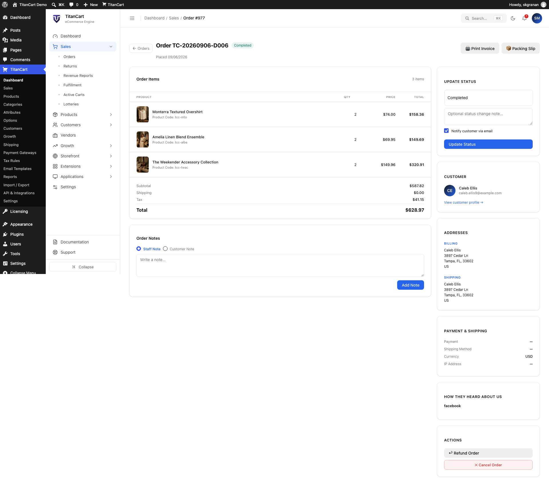 Order Management